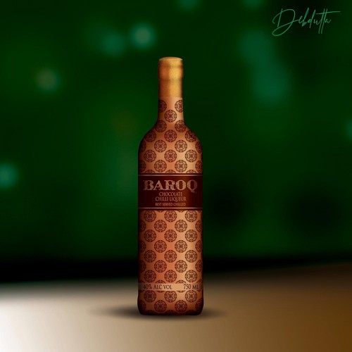 wrapper for Baroq liqueur