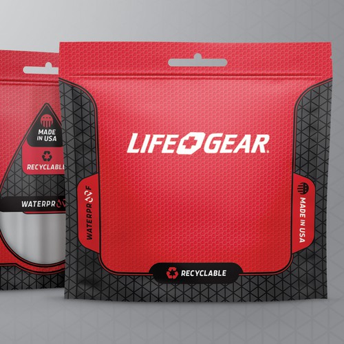 Giveaway Pouch Template Design.