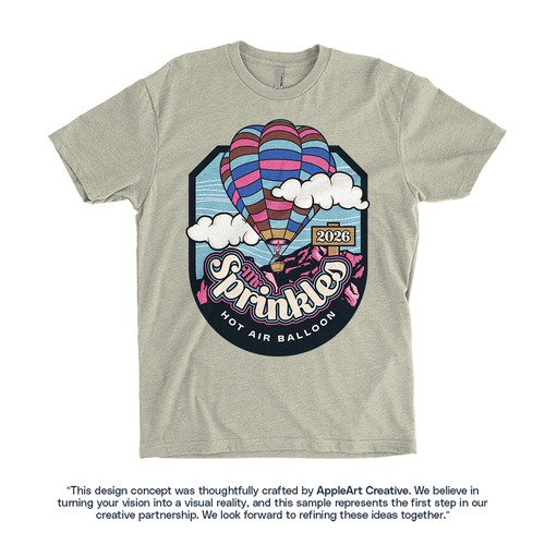 Mr. Sprinkles Hot Air Balloon