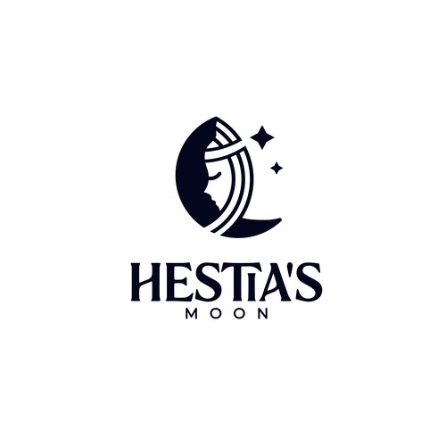 Hestias Moon Logo Design