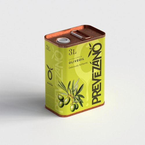 Modern Olive Oil Tin Packaging