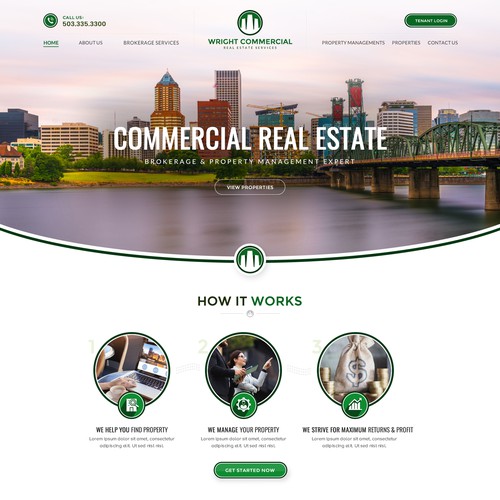 Commercial real estate brokerage & property management company