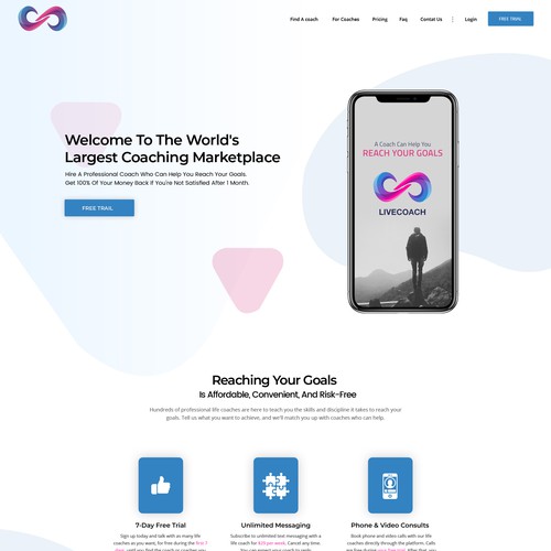 landing page