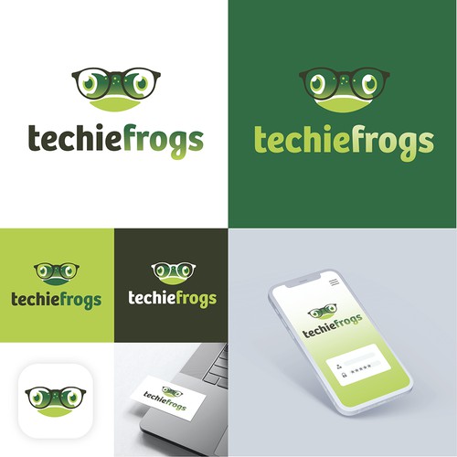 Logo concept for Techiefrogs