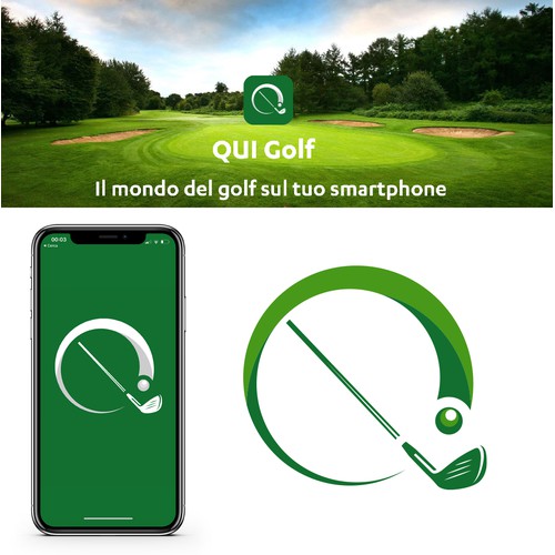 App icon design for golf app