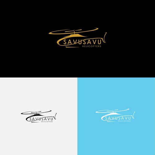 Logo design winner for Savusavu helicopters