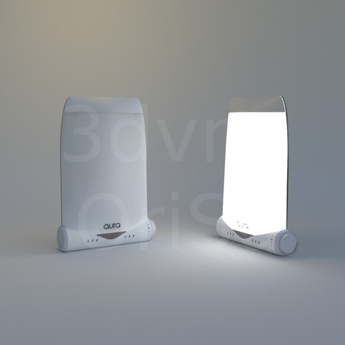 Render of therapy lamp