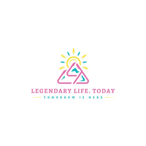 Legendary Life. Today Logo Concept