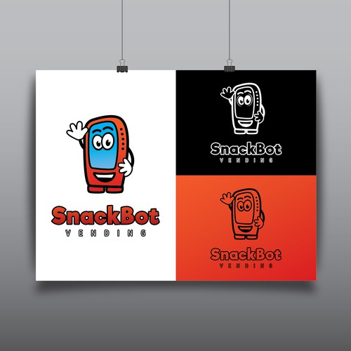 logo for SnackBot - vending machines company v5