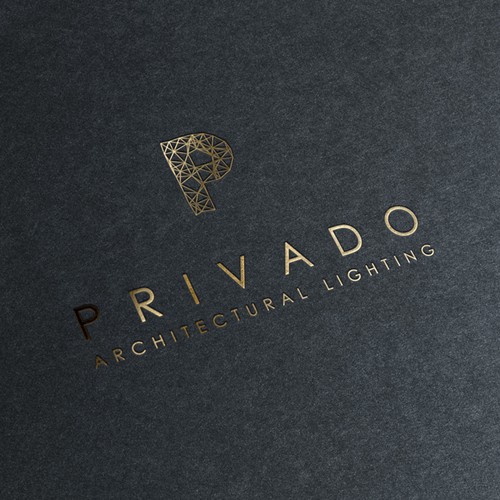 Create a luxurious logo for Privado.