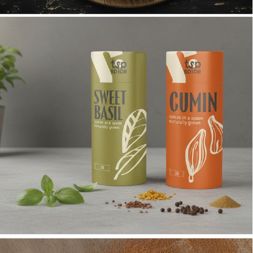 Branding and packaging for Teaspoon