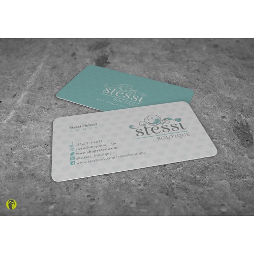 Beautiful Biz Cards needed for online fashion boutique, Stessi!