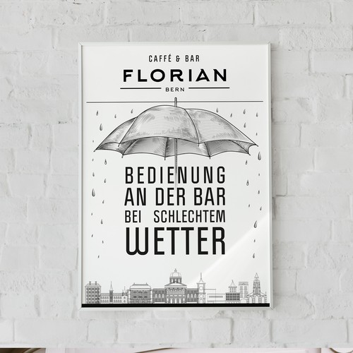 Posters design for Florian caffe & bar