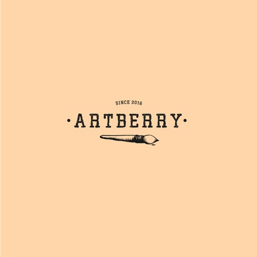 Simple Vintage logo for Artberry