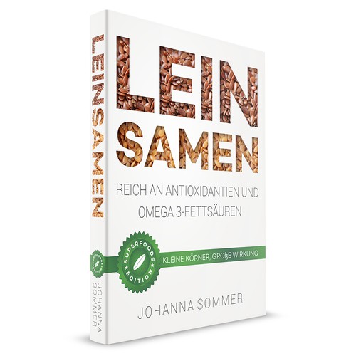 Book cover design for LEIN SAMEN