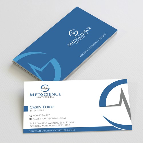 Medscience Ventures Business Card