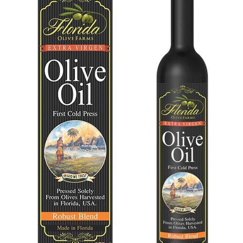 Florida Olive Farms Label