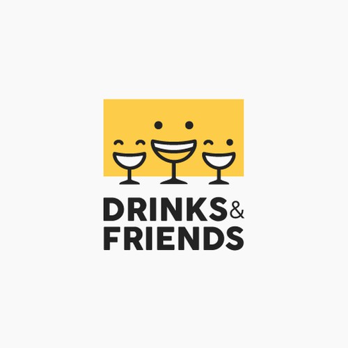 Drinks & Friends Logo Concept