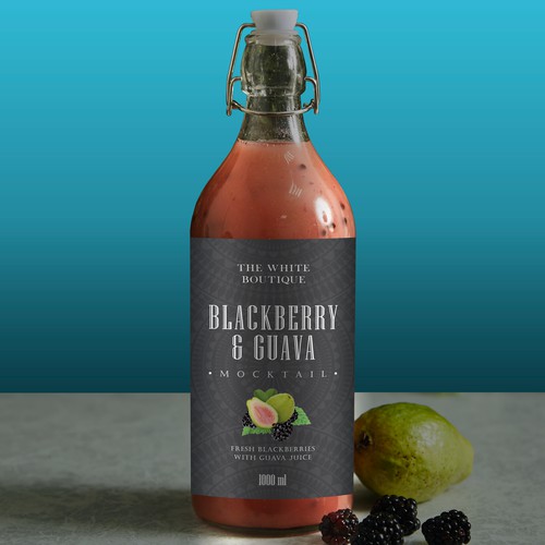 Blackberry and Guava mocktail
