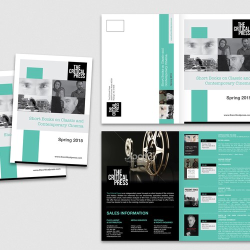 Create a brochure for an independent book publisher