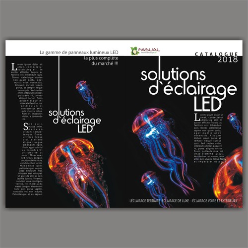 Catalogue cover concept artwork