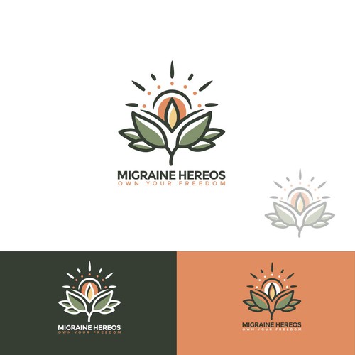 MIGRAINE HEREOS LOGO DESIGN