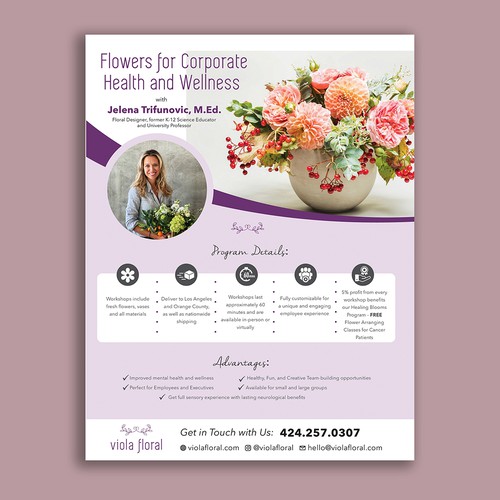 Floral Arrangement Flyer