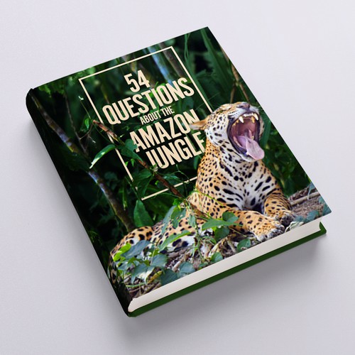 Book Cover Design For A Photography Book About The Amazon Jungle