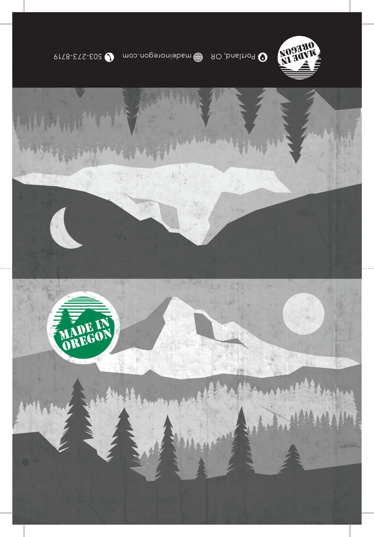 Made In Oregon 3 qty "Gift" cards