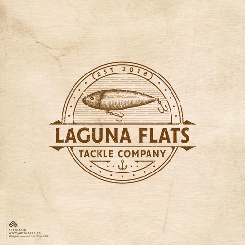 Vintage Logo for Laguna Flats