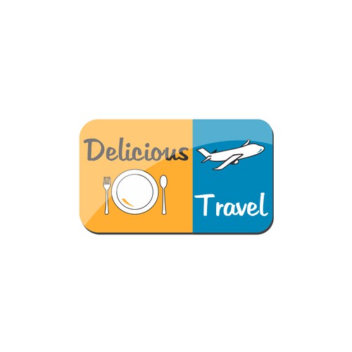 Unique logo for travel blog