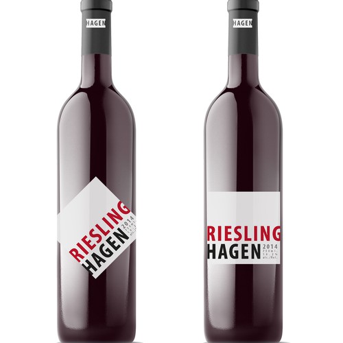 Riesling wine Label