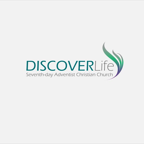 Create a captivating logo for Seventh-day Adventist Church called Discover Life