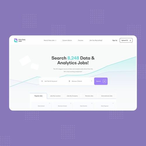 Only Data Jobs Home Page