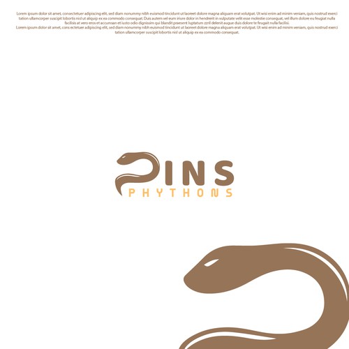 Snake Logo for Breed & Ball Pythons Store