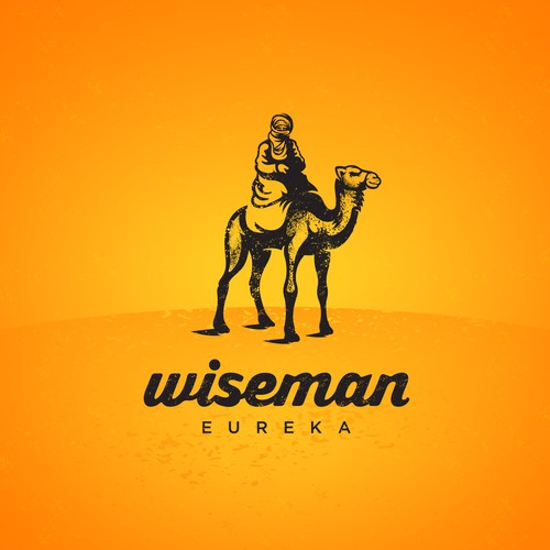 Rustic logo for Wiseman
