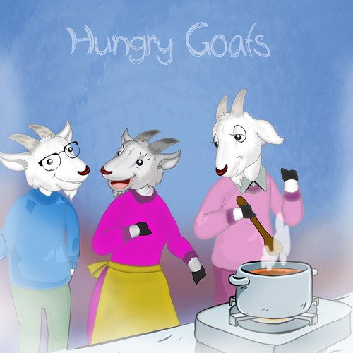 Children Book's Illustration "Hungry Goats" contest