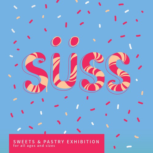 SÜSS - logo for pastry and sweets exhibition