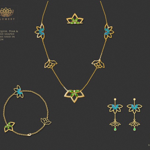 Jewelry collection concept 