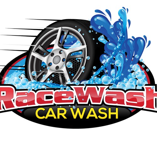 Create the next logo for RaceWash Car Wash