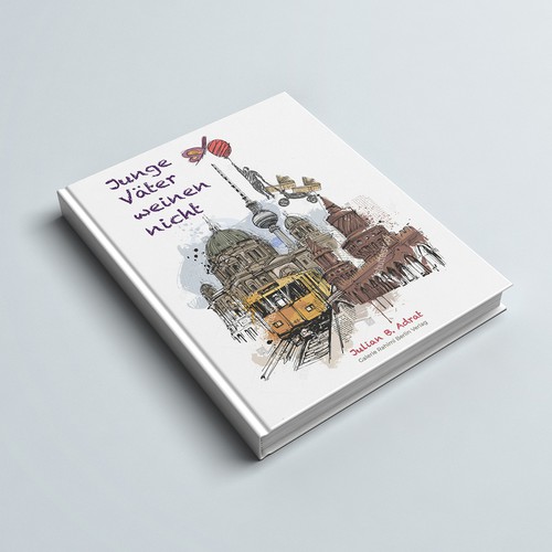 Book cover for a novel