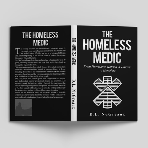 The Homeless Medic Book Cover Design