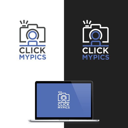 Create a striking logo for a photo studio and e-commerce platform