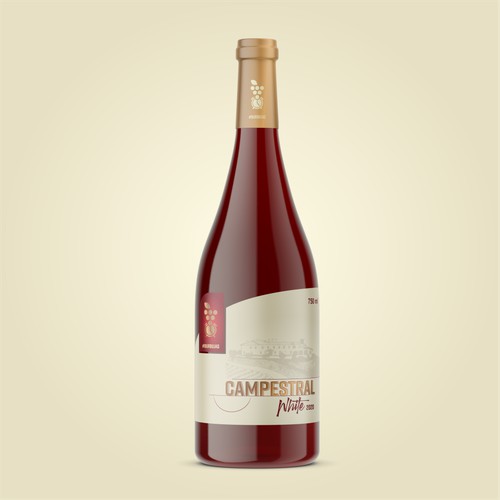 Wine label design