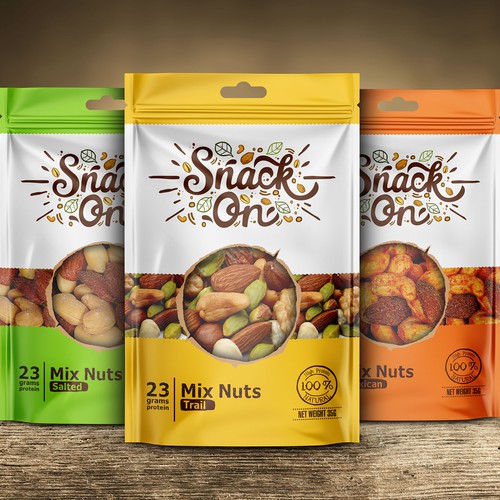 Packaging Design for Snack On