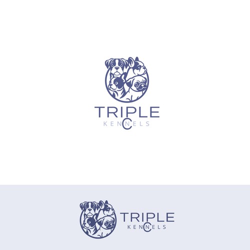 Logo concept for dog breeding