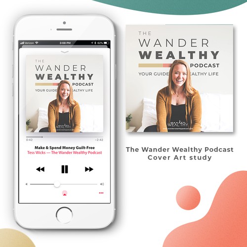 Podcast art cover for The wander Wealthy Podacast