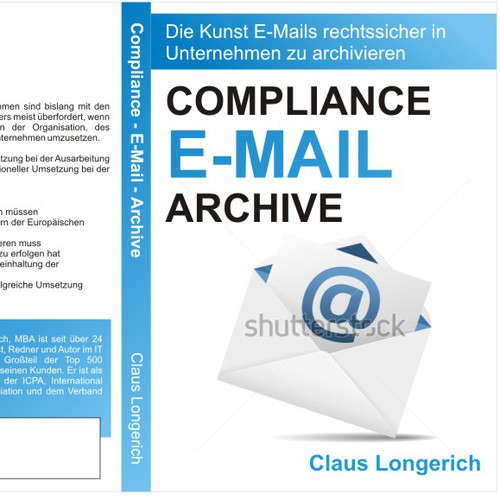 Create a stunning book cover for an E-Mail Compliance book!