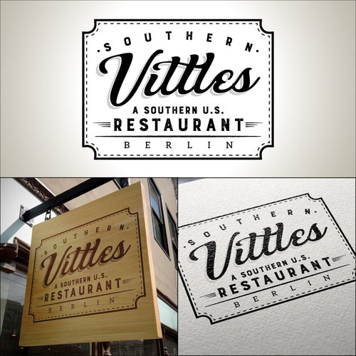 Southern inspired Restaurant logo