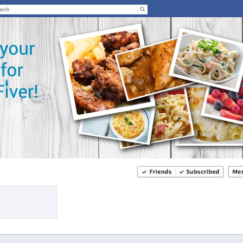 Create a Facebook Profile Design that Represents the FiverFeeds.co.uk Brand